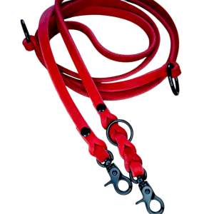 Hochwertige Fettlederleine für kleine Hunde