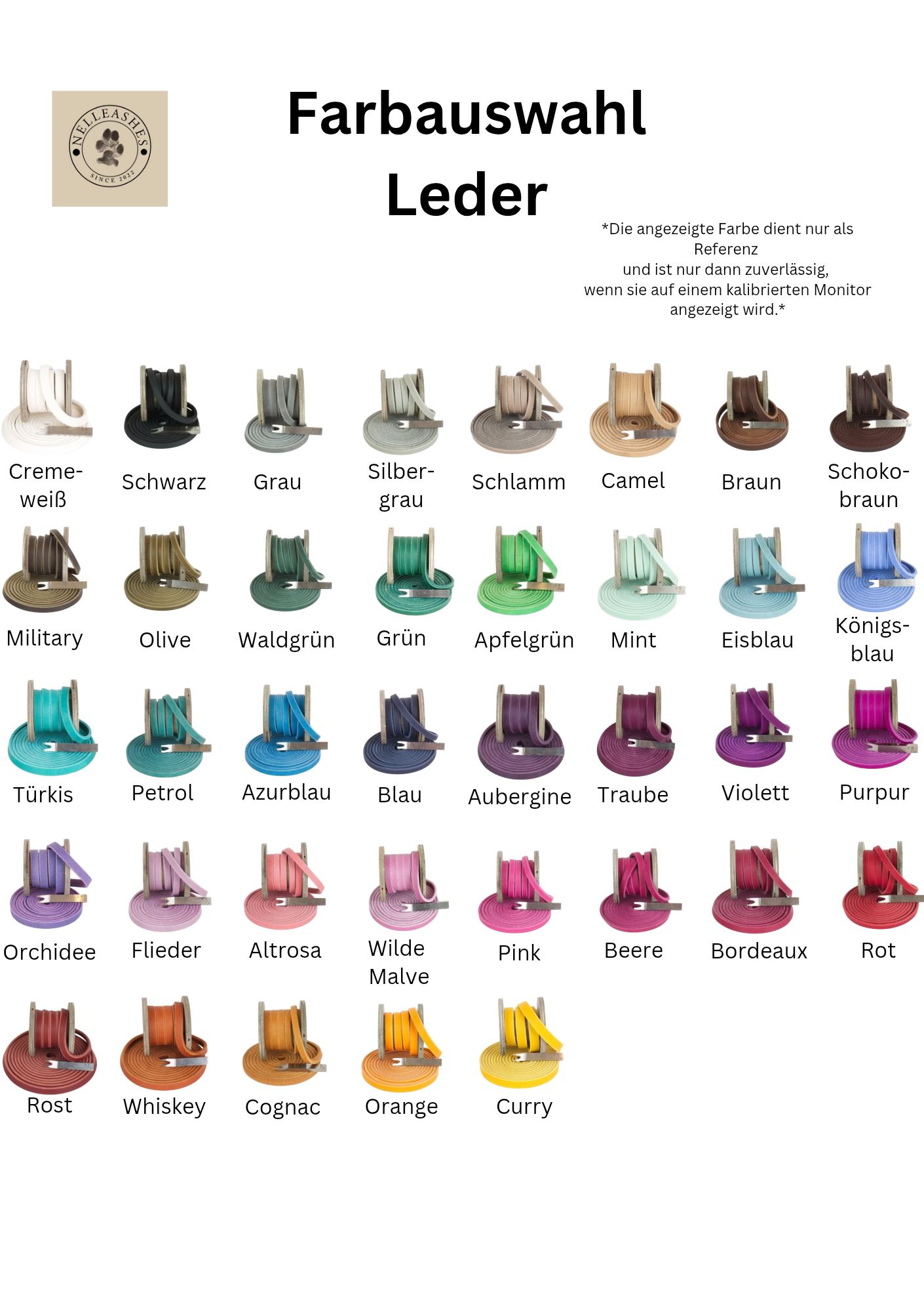 Hochwertiges Fettleder Halsband - personalisierbar – Bild 6